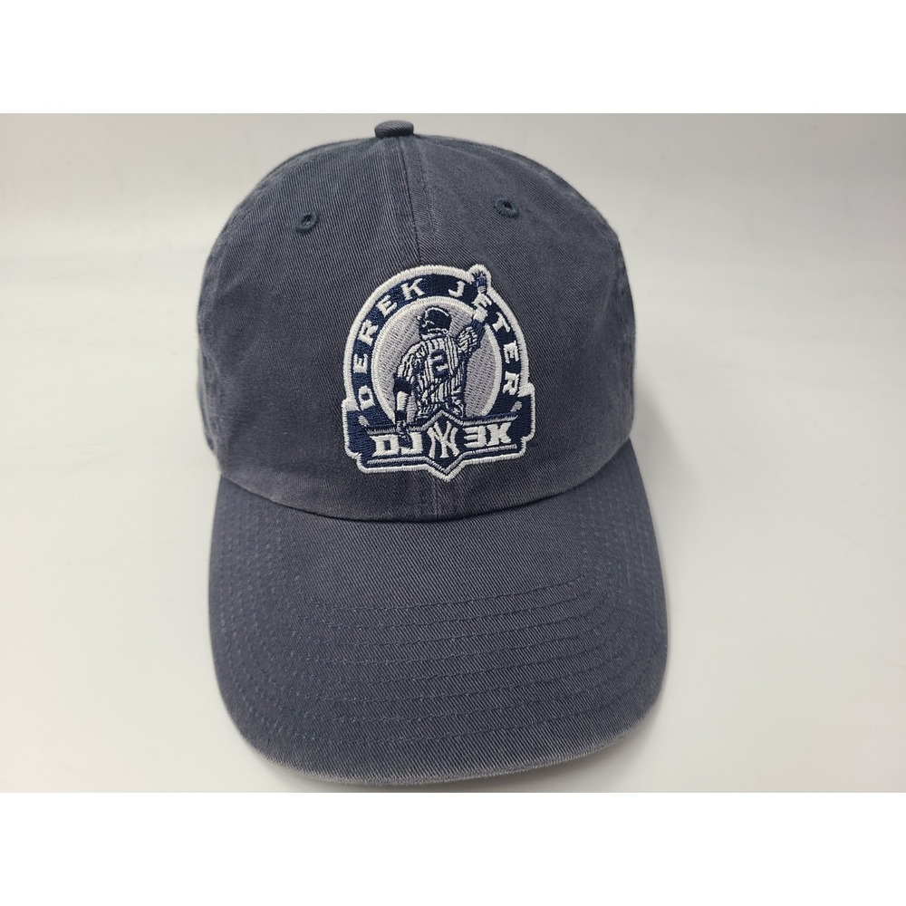 New York Yankees Derek Jeter #2 3000 Hits 47 Brand Twins Strapback Hat Cap MLB